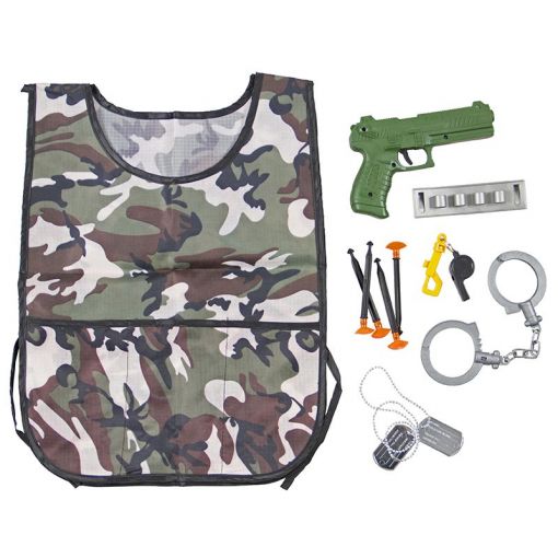 Fantasy Clothes - Army Police Vest With Accessories (S) - Shopping4Africa