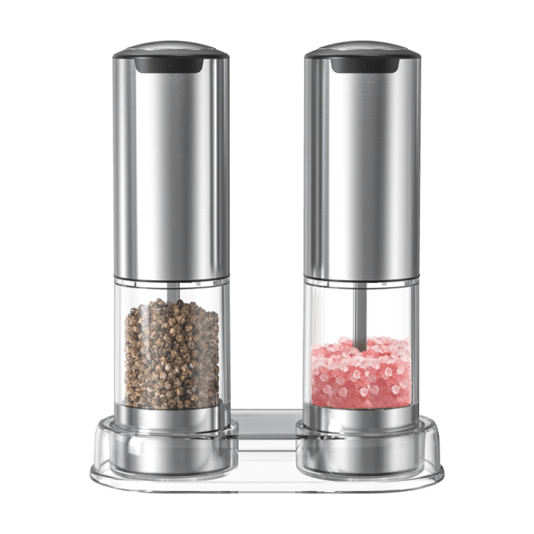Feelive Rechargeable Pepper & Salt Grinder Set (2 - Pack with Stand) - Shopping4Africa