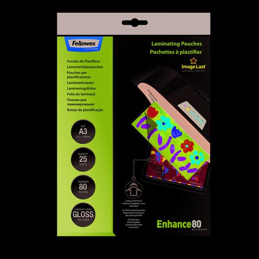 Fellowes a3 80mic laminating pouch 25 ~ - Shopping4Africa