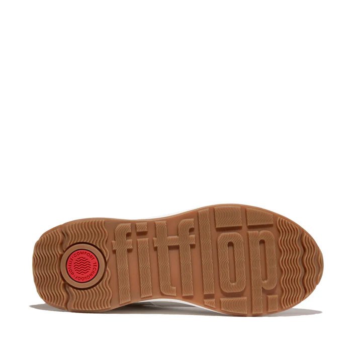 FitFlop F - Mode Flow Fabric/Suede/Leather Flatform Trainers Dusky Pink Mix - Shopping4Africa