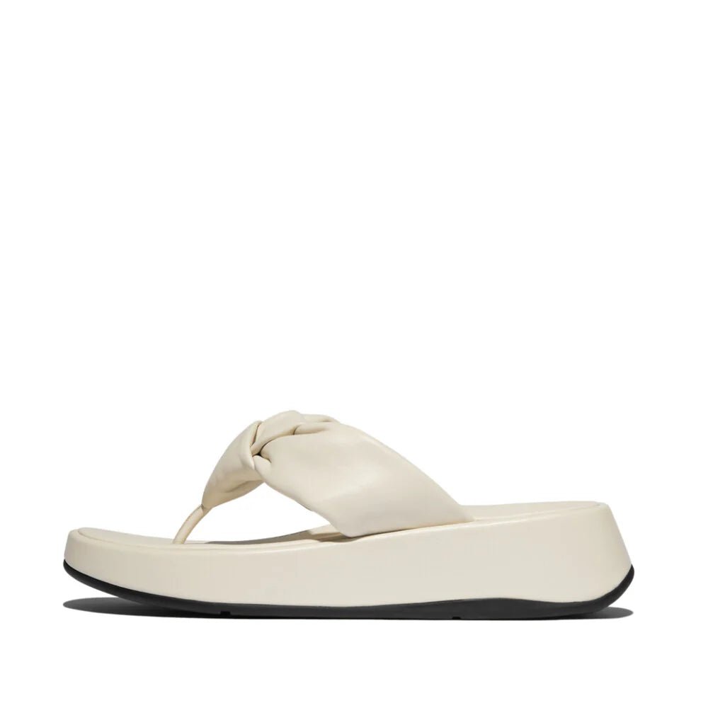FitFlop F - Mode Knot Soft - Leather Flatform Toe - Post Sandals Paris Beige - Shopping4Africa