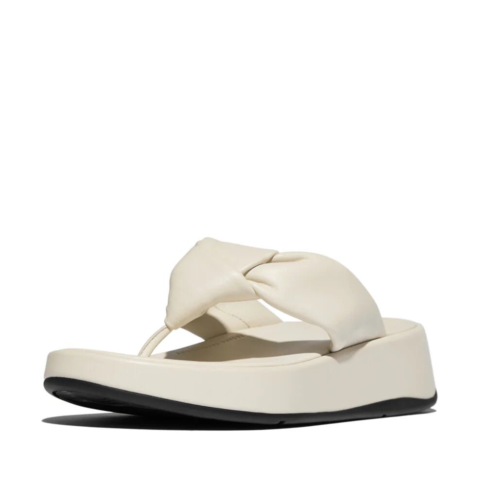 FitFlop F - Mode Knot Soft - Leather Flatform Toe - Post Sandals Paris Beige - Shopping4Africa