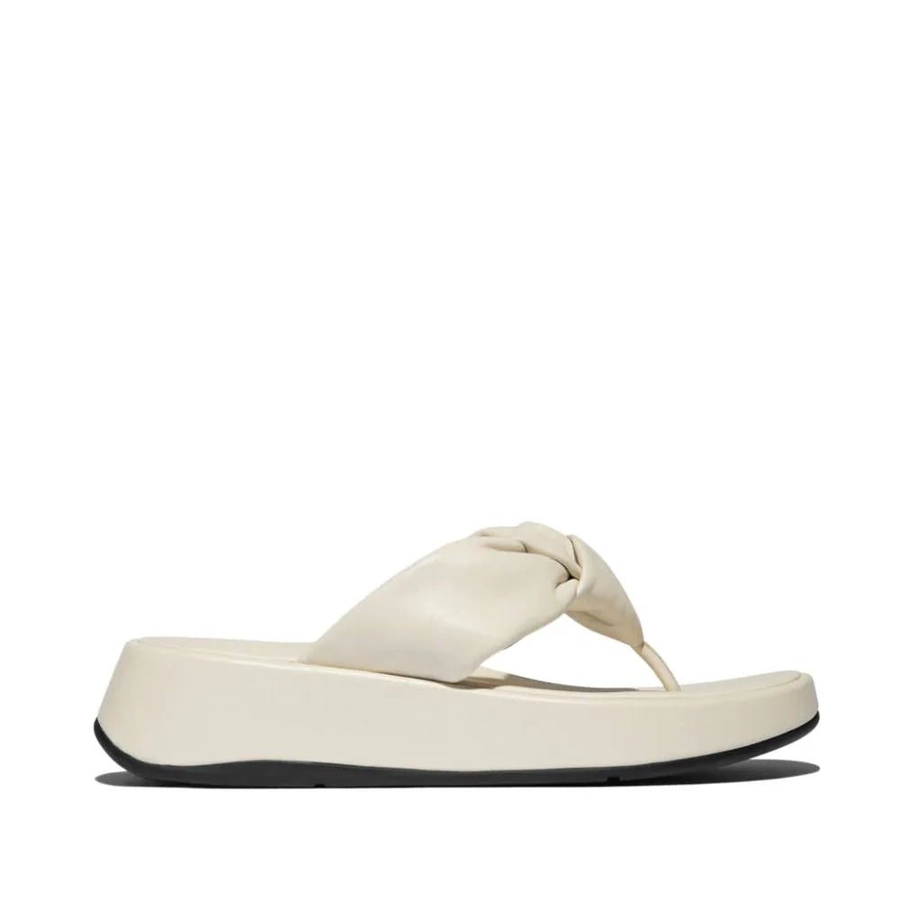 FitFlop F - Mode Knot Soft - Leather Flatform Toe - Post Sandals Paris Beige - Shopping4Africa