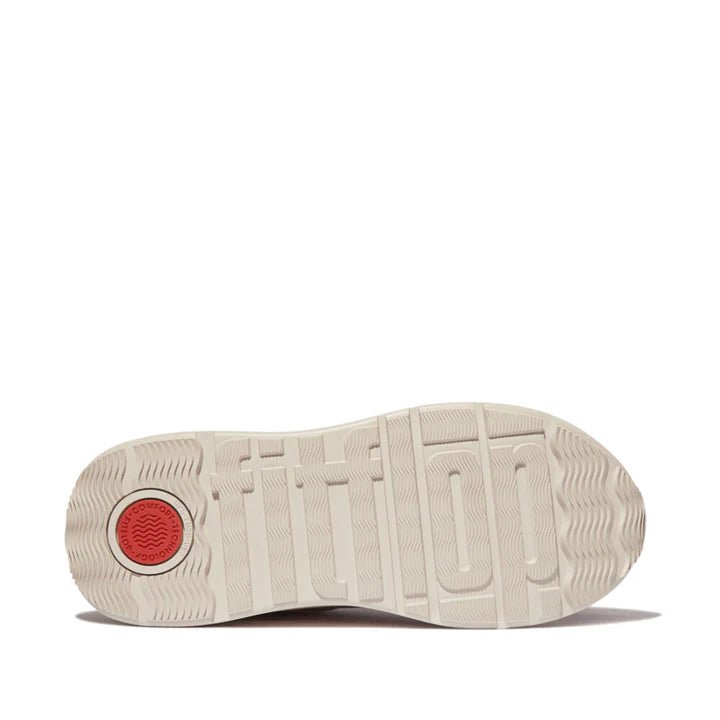 FitFlop F - Mode Leather/Suede Flatform Trainers Classic Beige - Shopping4Africa