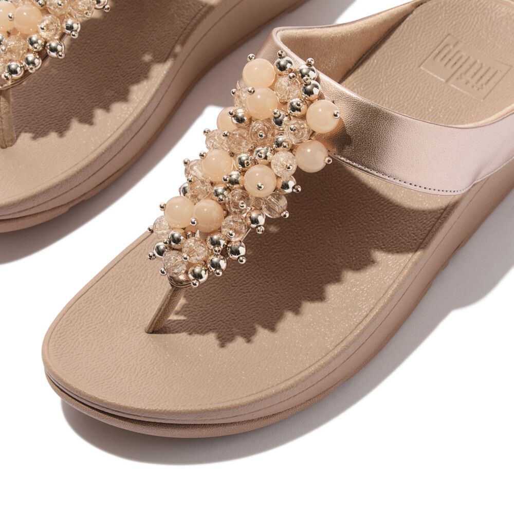 FitFlop Fino Bauble - Bead Sandals Classic Beige - Shopping4Africa