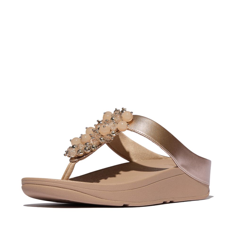 FitFlop Fino Bauble - Bead Sandals Classic Beige - Shopping4Africa