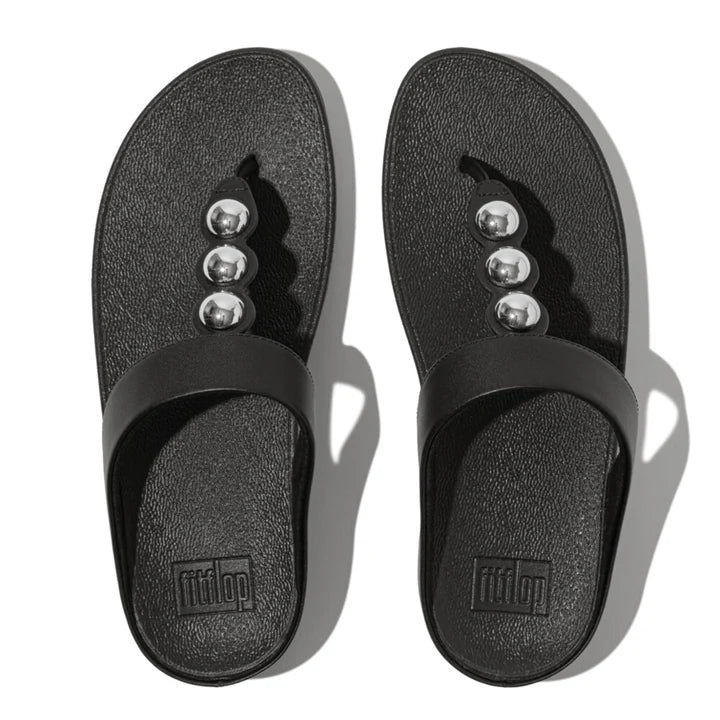 FitFlop Fino Mirror - Dome Leather Black - Shopping4Africa