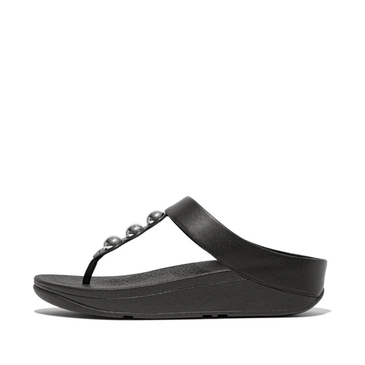 FitFlop Fino Mirror - Dome Leather Black - Shopping4Africa