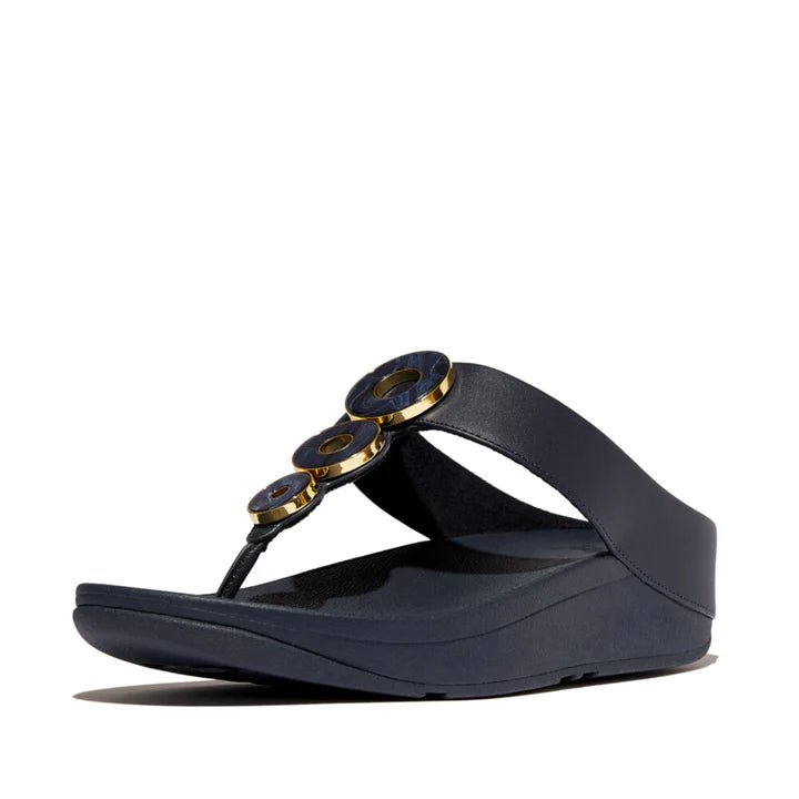 FitFlop Fino Resin - Hoop Leather Midnight Navy - Shopping4Africa