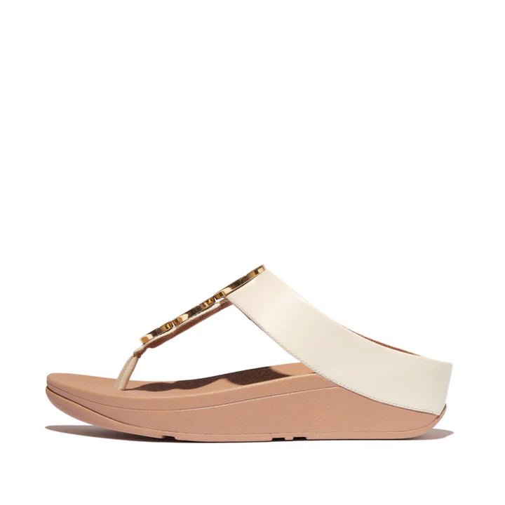 FitFlop Fino Resin - Hoop Leather Paris Beige - Shopping4Africa