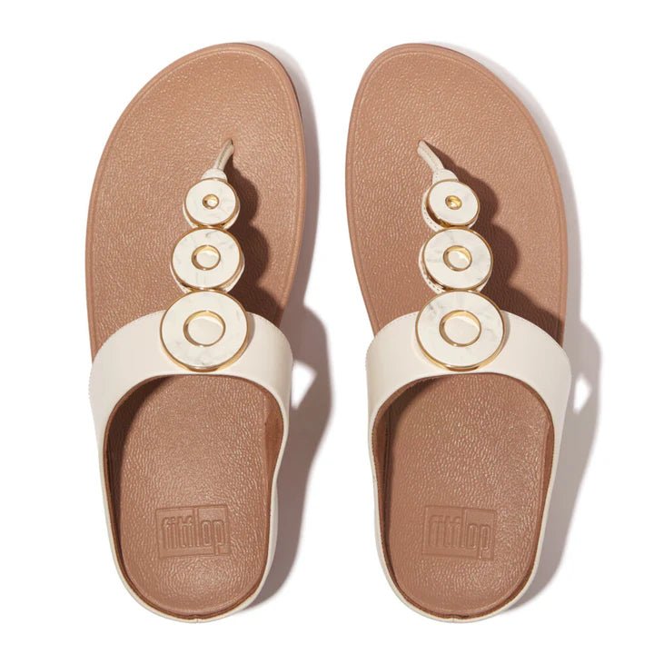 FitFlop Fino Resin - Hoop Leather Paris Beige - Shopping4Africa