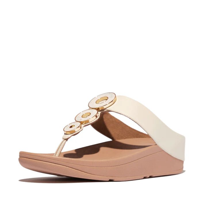 FitFlop Fino Resin - Hoop Leather Paris Beige - Shopping4Africa