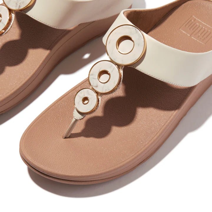 FitFlop Fino Resin - Hoop Leather Paris Beige - Shopping4Africa