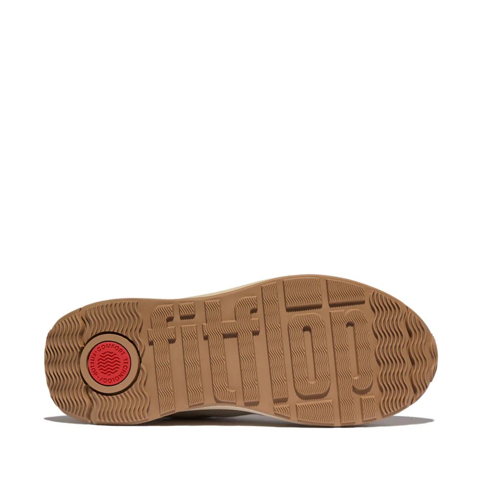 FitFlop Flow Suede/Mesh Flatform Trainers Paris Beige - Shopping4Africa
