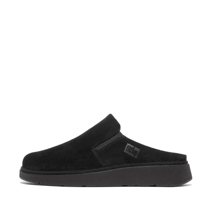 FitFlop Gen - FF Elasticated Suede Mules Black - Shopping4Africa