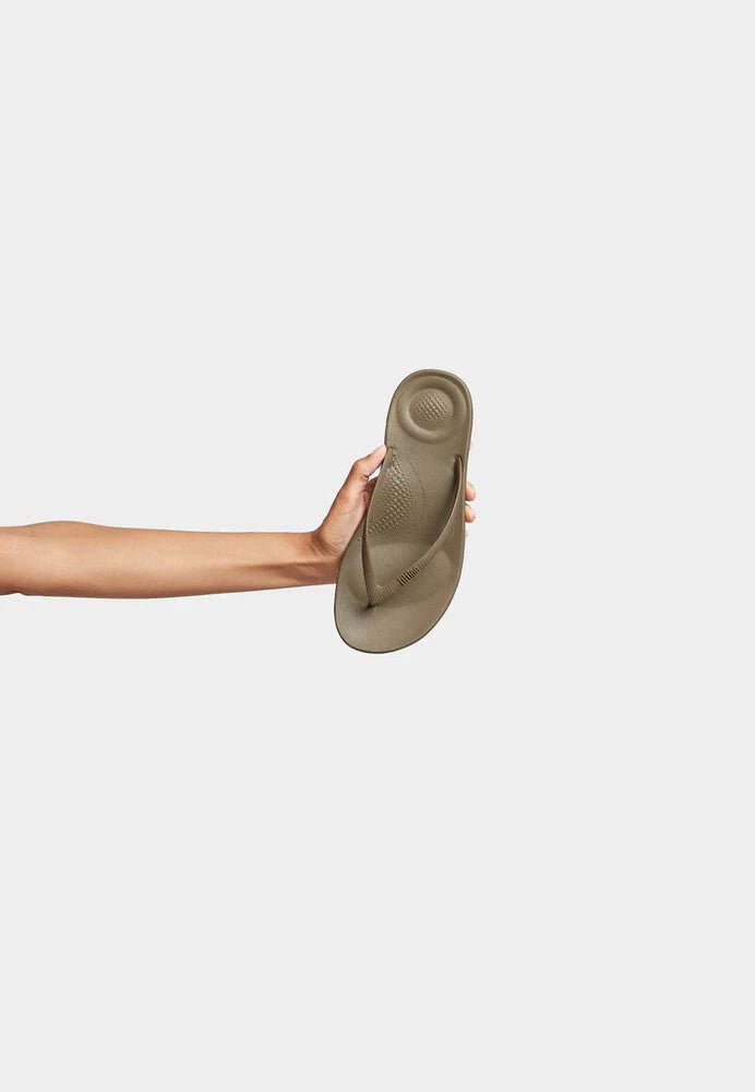 FitFlop iQushion Ergonomic Flip - Flops Military Olive - Shopping4Africa