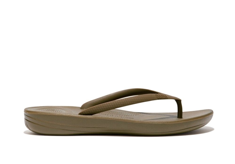 FitFlop iQushion Ergonomic Flip - Flops Military Olive - Shopping4Africa