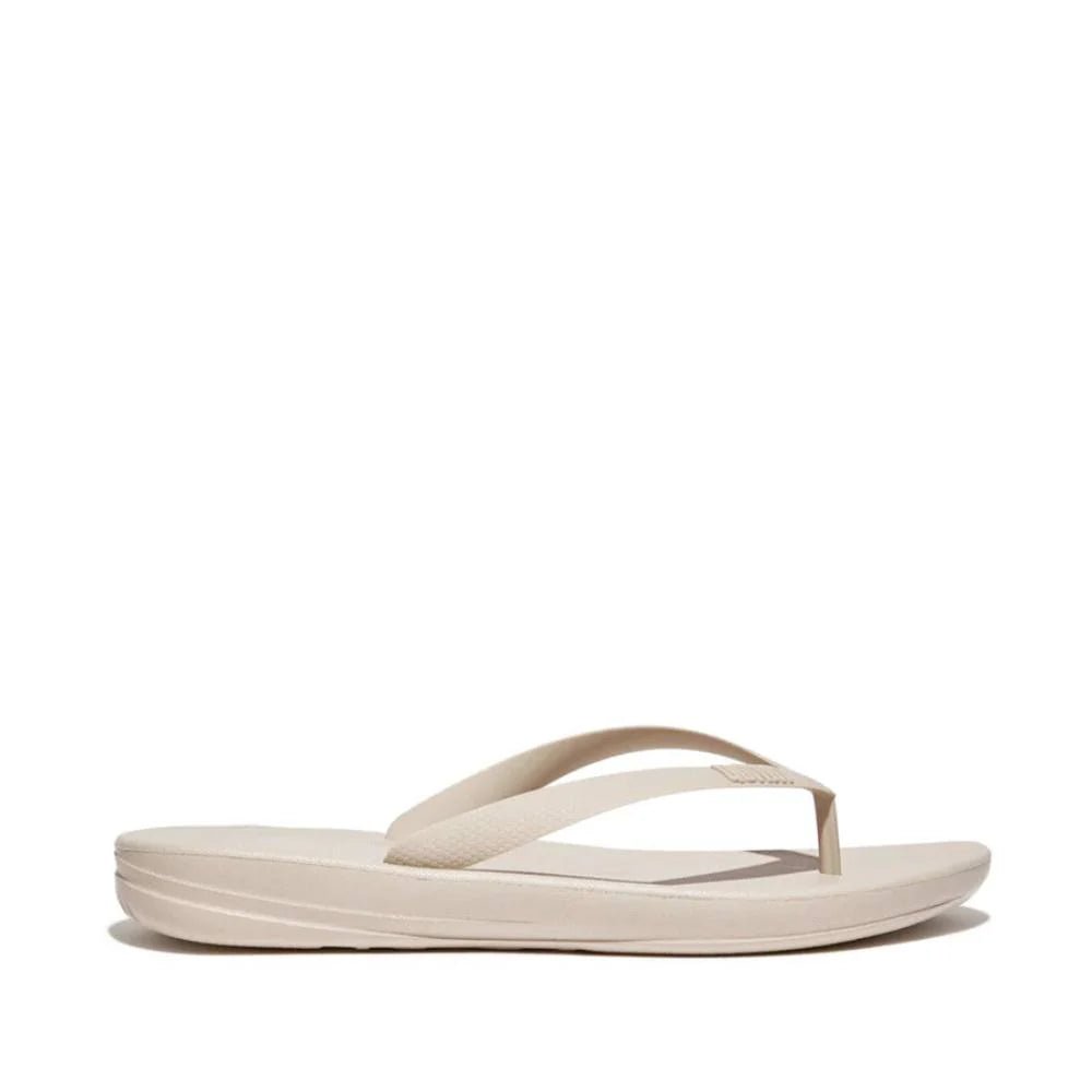 FitFlop IQUSHION Mens Ergonomic Flip - Flops Beige - Shopping4Africa