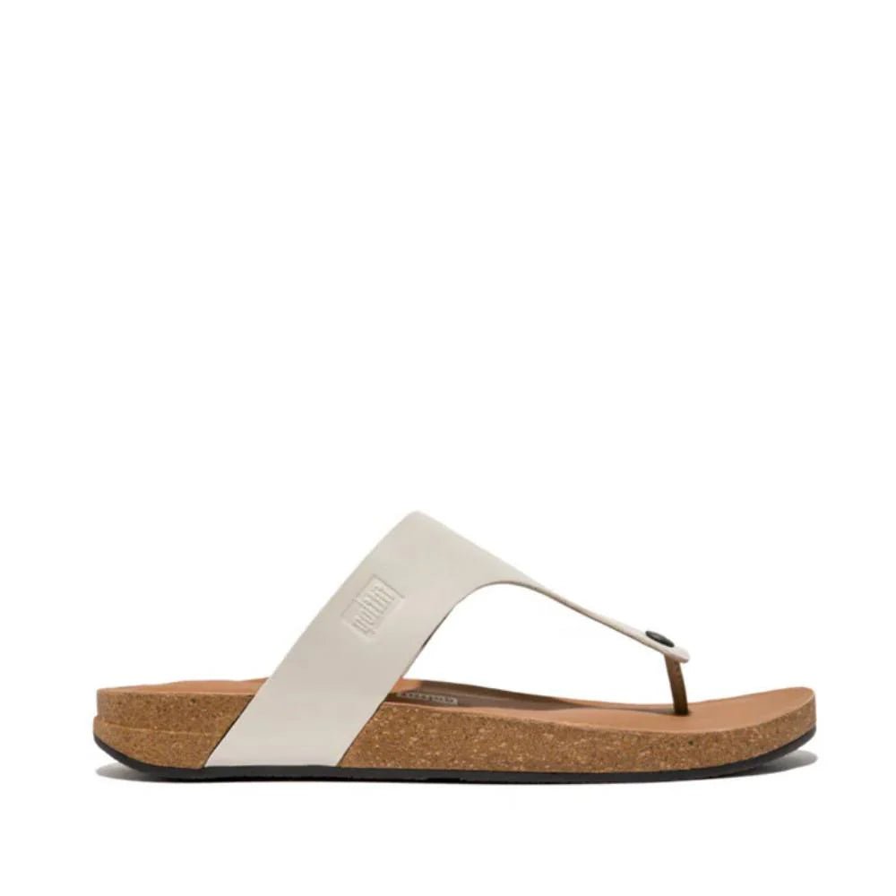 FitFlop IQushion Mens Leather Toe - Post Sandals Clay Grey - Shopping4Africa