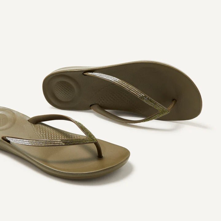FitFlop iQushion Ombre Sparkle Fit - Flops Mossy - Shopping4Africa