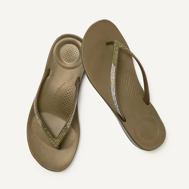 FitFlop iQushion Ombre Sparkle Fit - Flops Mossy - Shopping4Africa