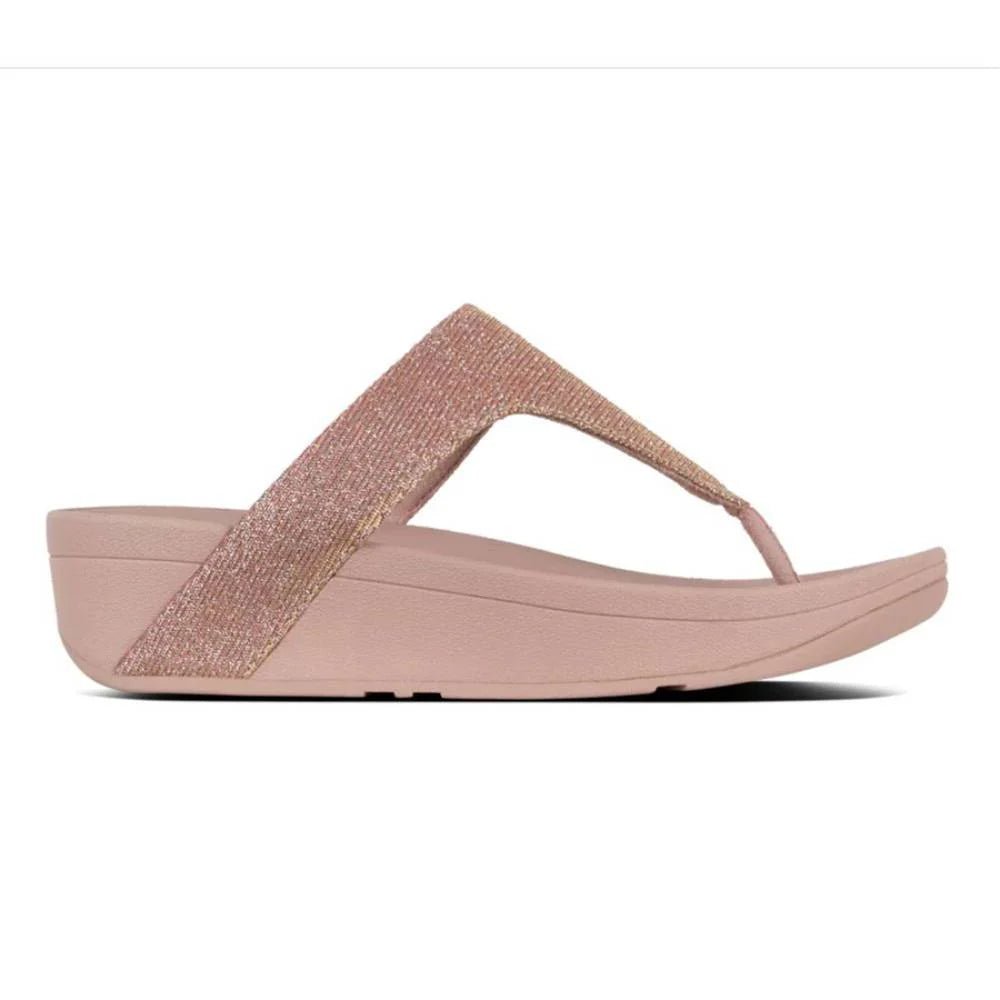 FitFlop Lottie Glitzy Sandals Rose Gold - Shopping4Africa