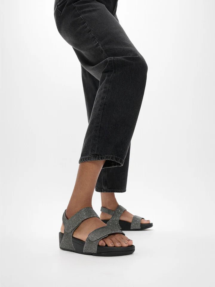 FitFlop LULU Adjustable Shimmerlux Pewter - Shopping4Africa