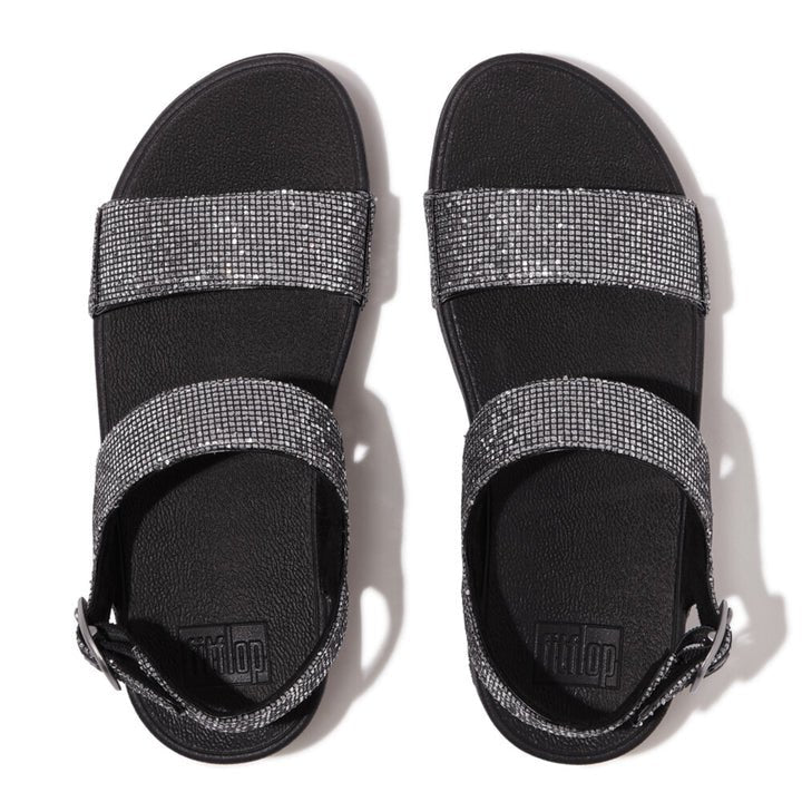 FitFlop Lulu Glitterball Back - Strap Sandals Silver - Shopping4Africa