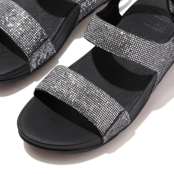 FitFlop Lulu Glitterball Back - Strap Sandals Silver - Shopping4Africa