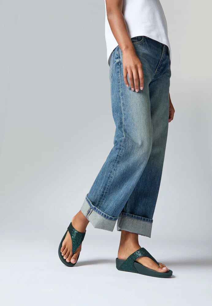 FitFlop Lulu Glitterball Sandal Deep Teal - Shopping4Africa