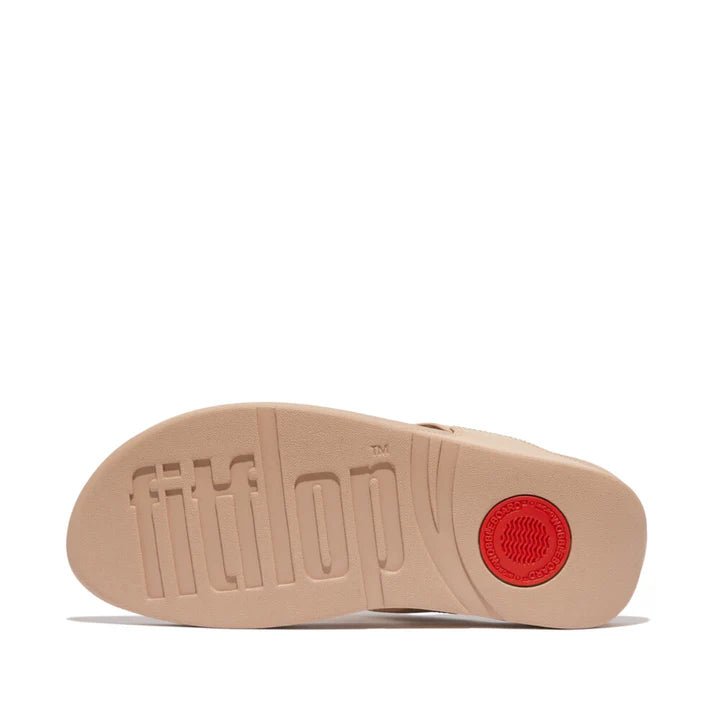 FitFlop LULU Leather Toe - Post Sandals Classic Beige - Shopping4Africa