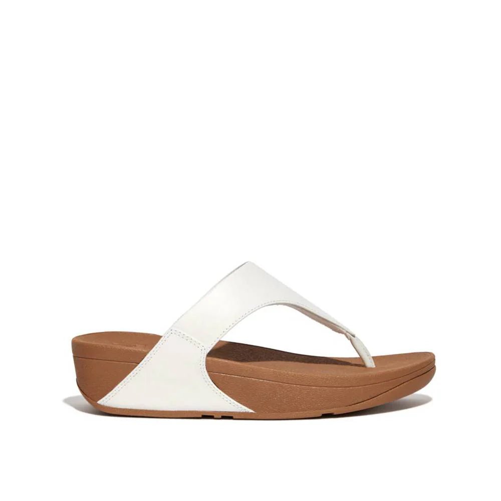 FitFlop Lulu Leather Toe - Post Sandals White - Shopping4Africa