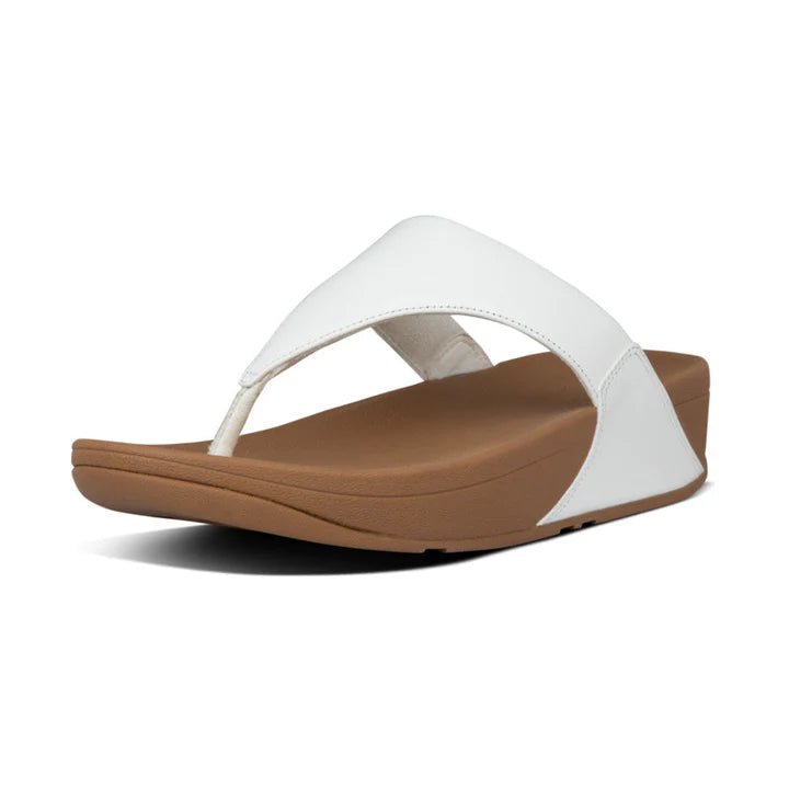 FitFlop Lulu Leather Toe - Post Sandals White - Shopping4Africa