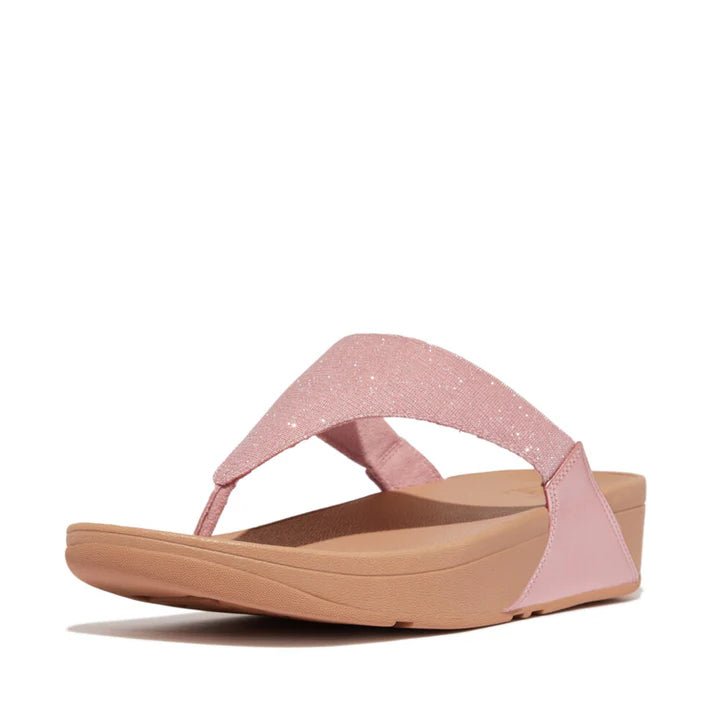 FitFlop LULU Shimmerlux Toe - Post Sandals Metallic Soft Blush - Shopping4Africa