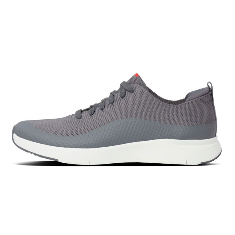 FitFlop Men's Eversholt Knit Sneaker Deep Grey - Shopping4Africa