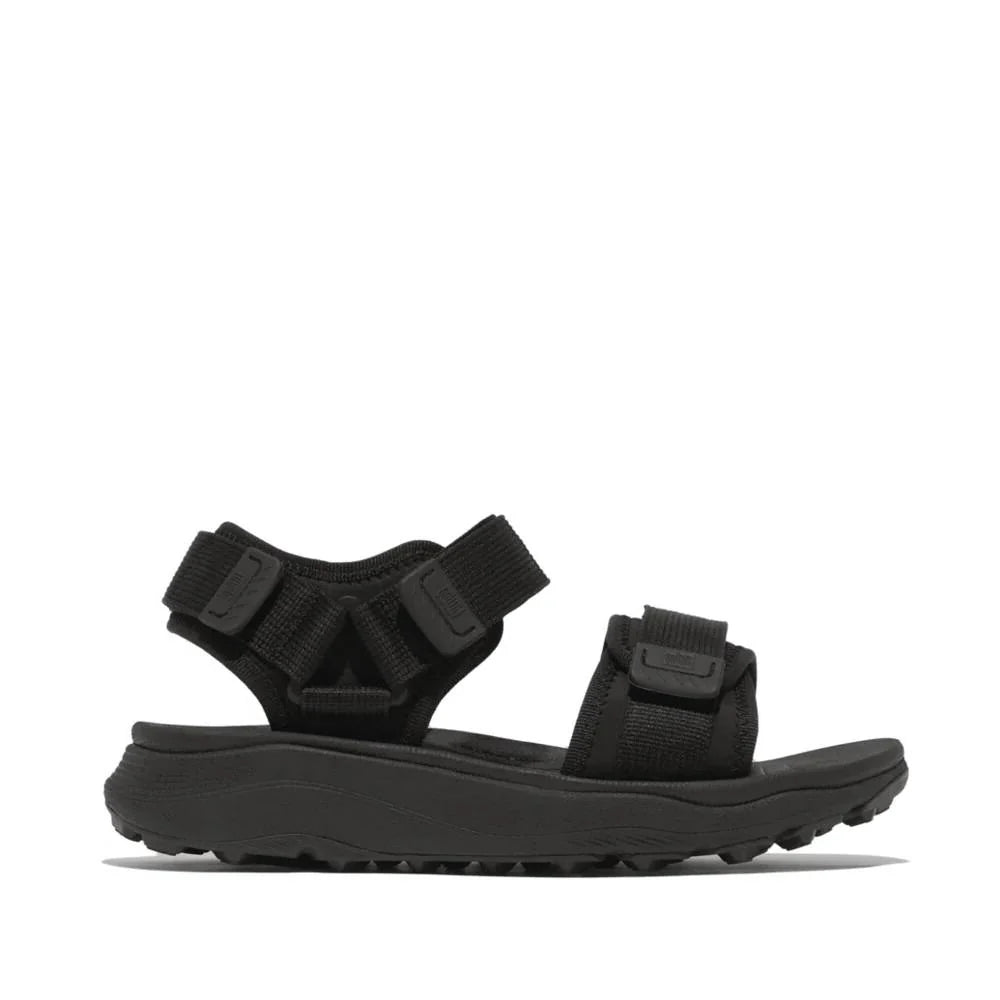 FitFlop NEO - D - HYKER (XT) Water - Resistant Adjustable Walking Sandals All Black - Shopping4Africa