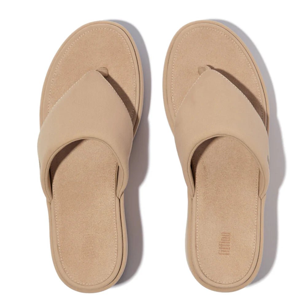 FitFlop Platfforms Wedge Toe - Post Sandals Classic Beige - Shopping4Africa