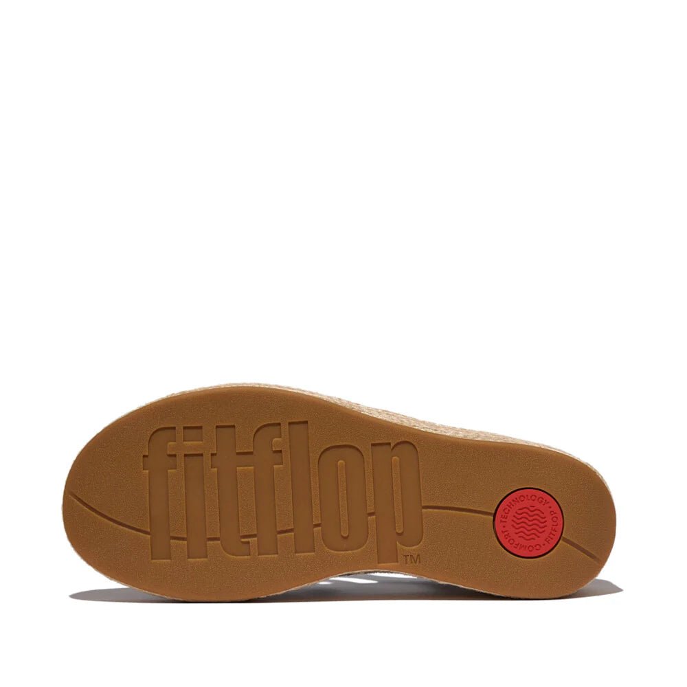 FitFlop Platforms Espadrille Leather Fisherman Wedge Sandals Paris Beige - Shopping4Africa