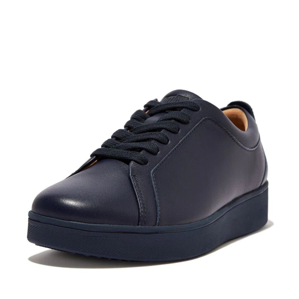 FitFlop Rally Leather Trainers All Midnight Navy - Shopping4Africa