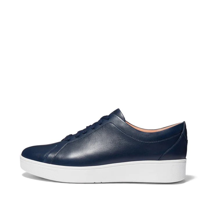 FitFlop Rally Leather Trainers Midnight Navy - Shopping4Africa