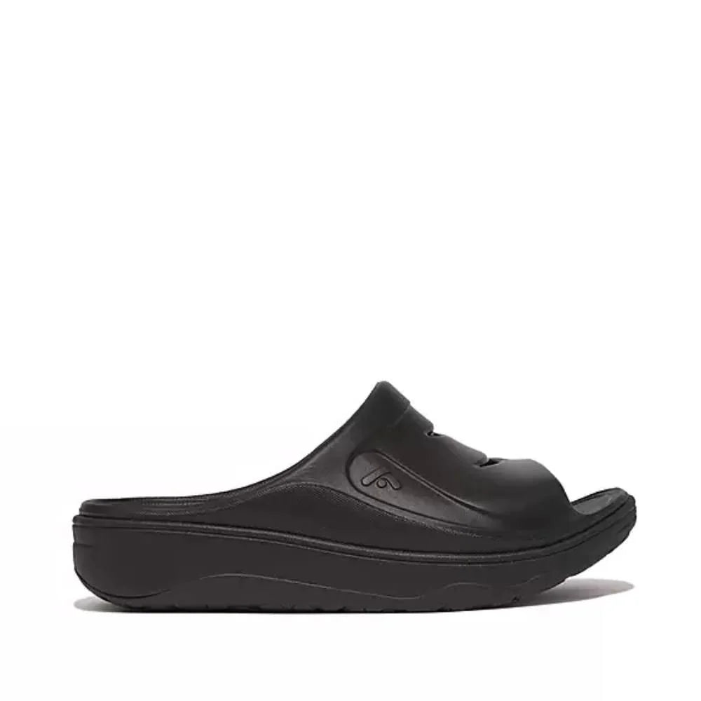 FitFlop RelieFF Recovery Slides Pewter Black - Shopping4Africa