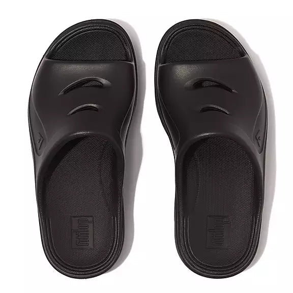 FitFlop RelieFF Recovery Slides Pewter Black - Shopping4Africa