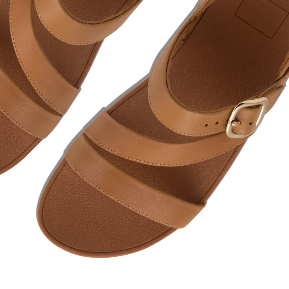 FitFlop The Skinny II Leather Z - Strap Leather Sandal Caramel - Shopping4Africa