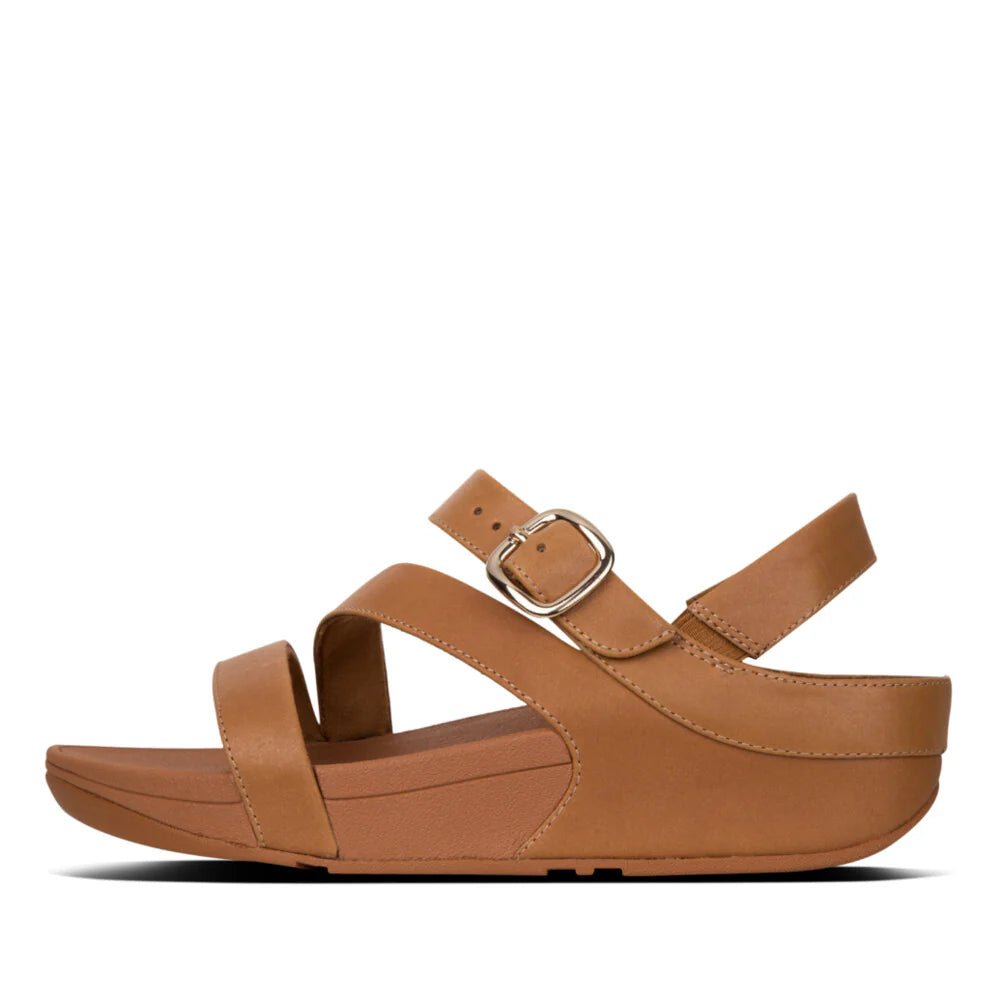 FitFlop The Skinny II Leather Z - Strap Leather Sandal Caramel - Shopping4Africa