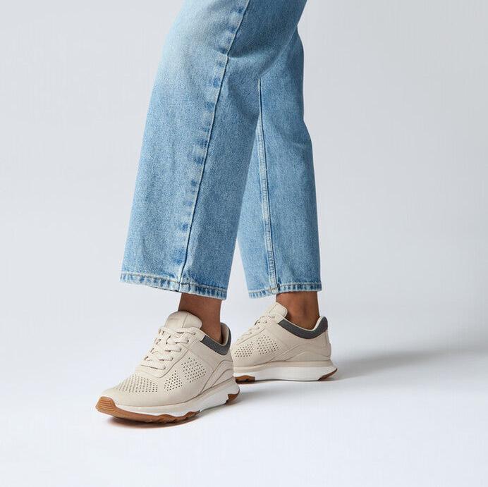 Fitflop Vitamin FFX Perf Nubuck Sports Sneakers Cream - Shopping4Africa