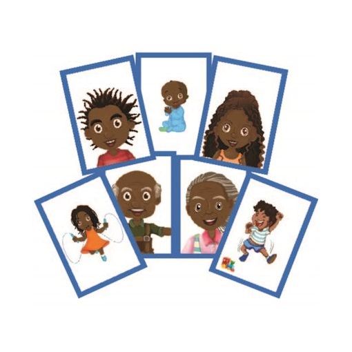 Flash Cards (A6) - Family (7pc) - African - Shopping4Africa