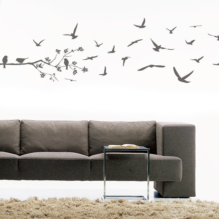 Fly Away Birds - vinyl wall stickers - Shopping4Africa