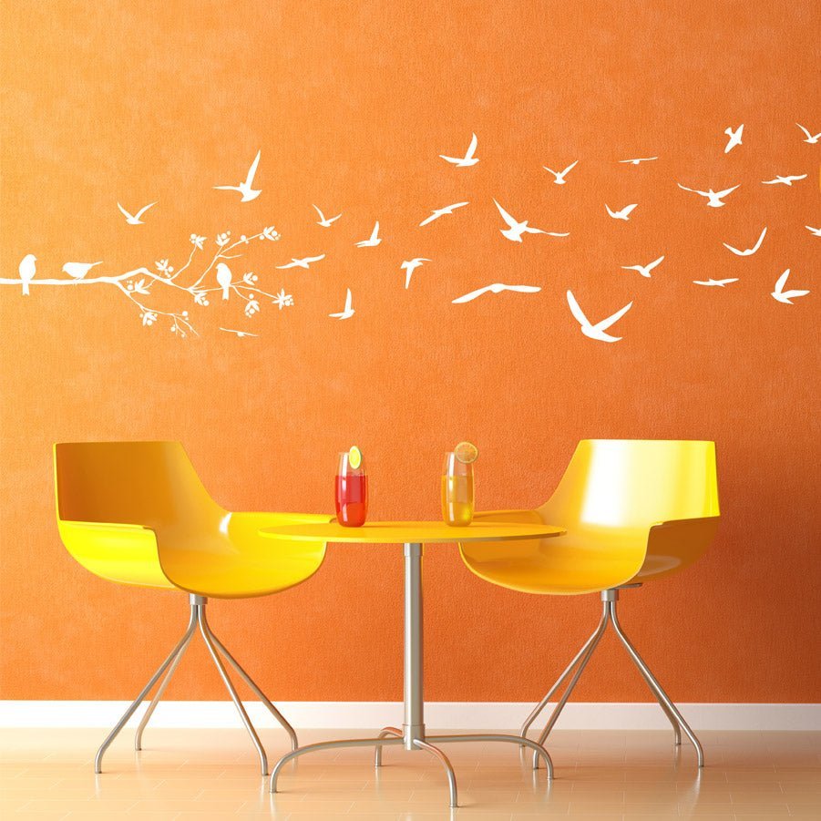 Fly Away Birds - vinyl wall stickers - Shopping4Africa