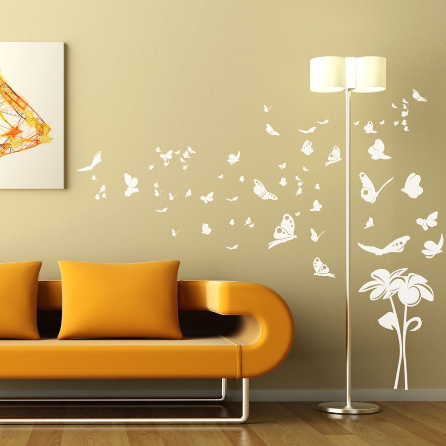 Fly Away Butterflies - vinyl wall stickers - Shopping4Africa