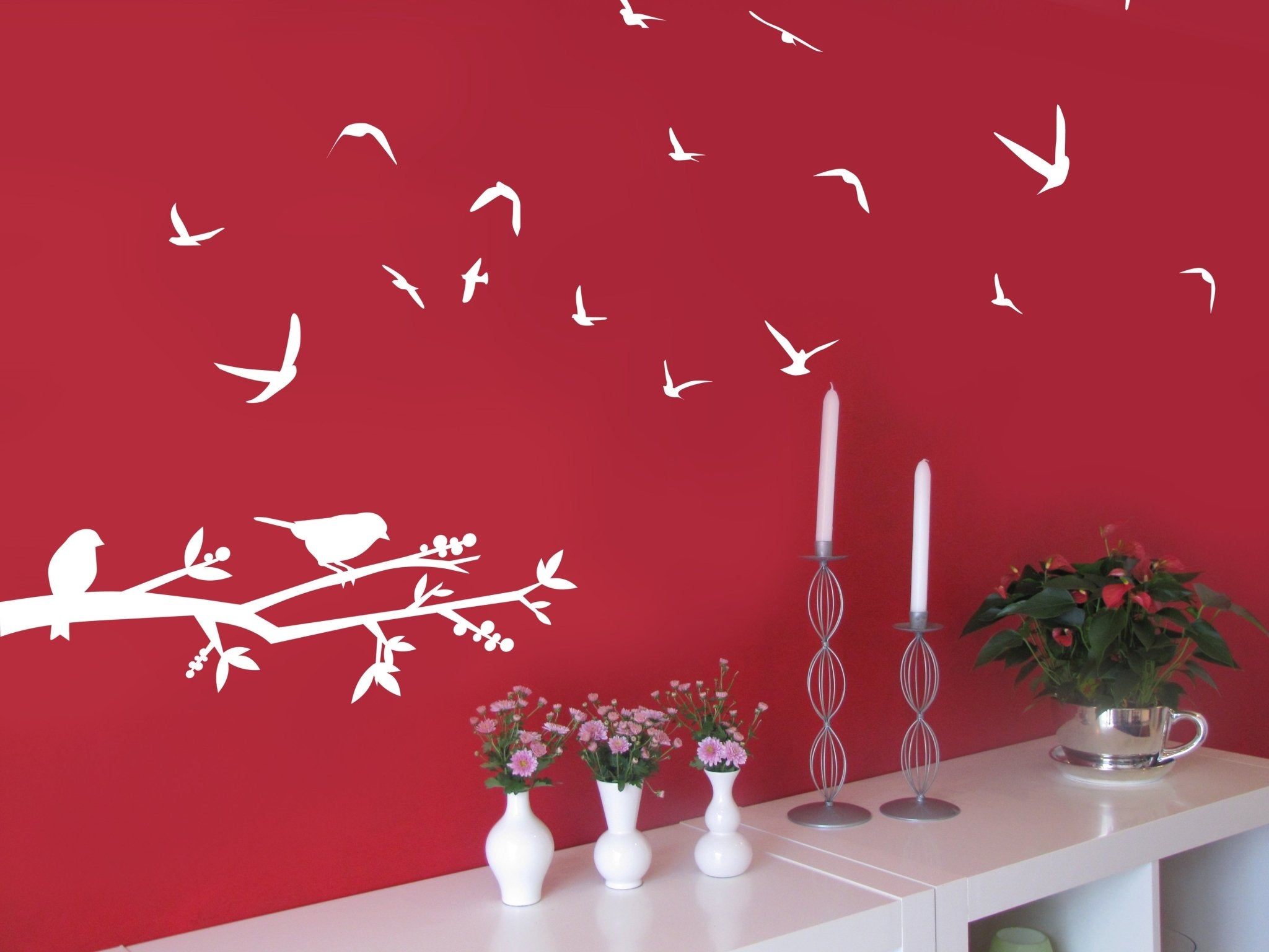 Flying Swallows - vinyl wall art - Shopping4Africa